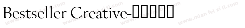 Bestseller Creative字体转换